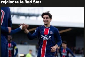 华体会-队报：巴黎19岁小将科迪耶将加盟法乙红星，签约3年