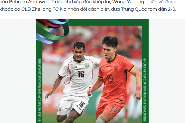 华体会体育-外媒评U22国足：险胜东帝汶，中国队弱得让人惊讶！苦日子在后面